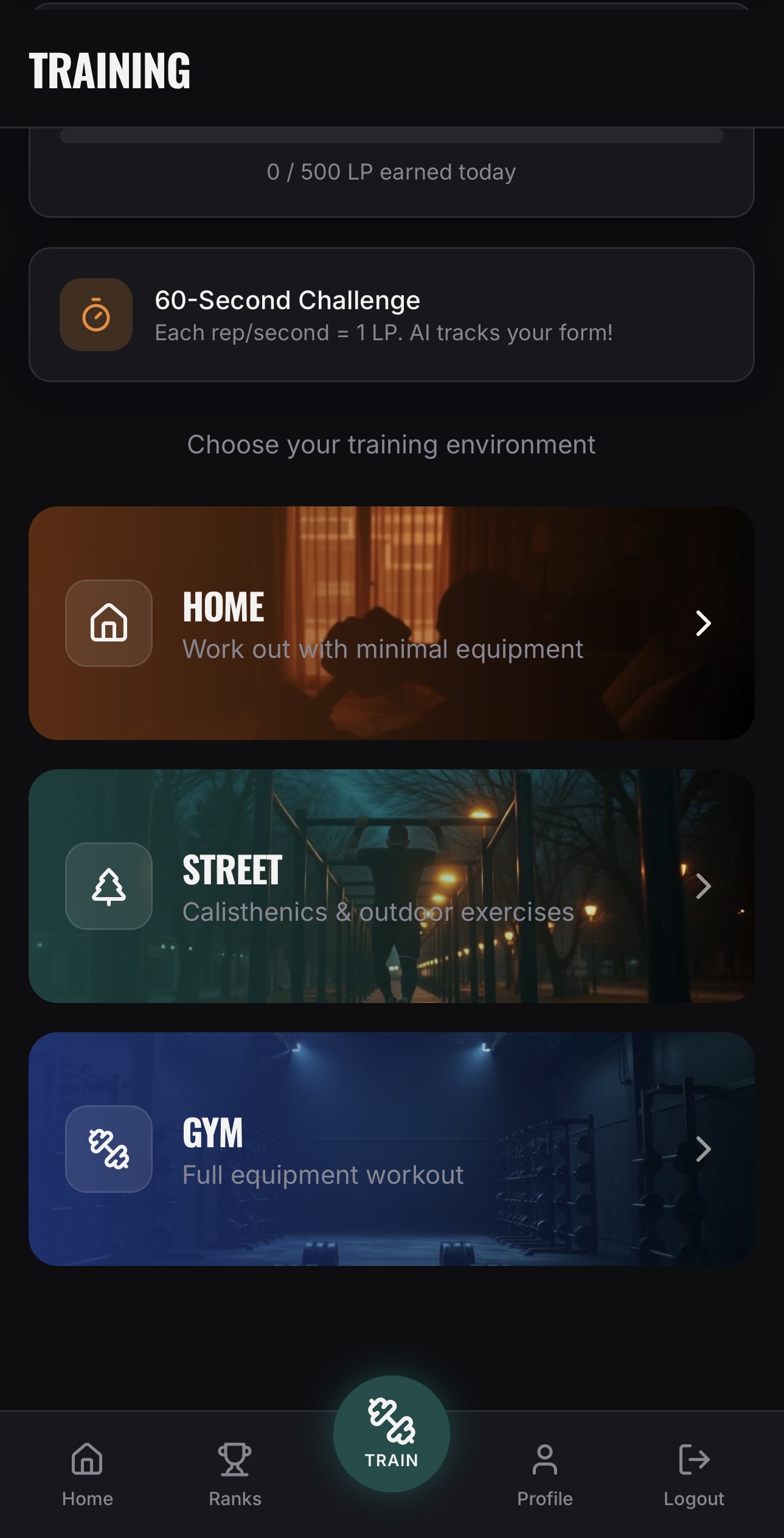 Training Environments